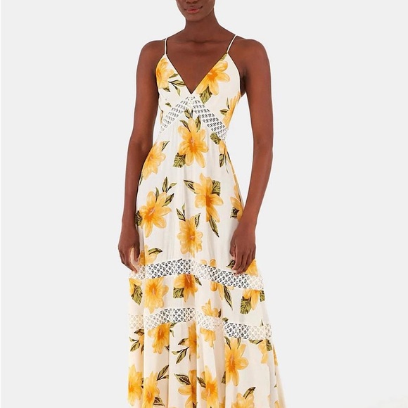 NWT Farm Rio Menina de Flor Maxi Dress - Picture 3 of 7